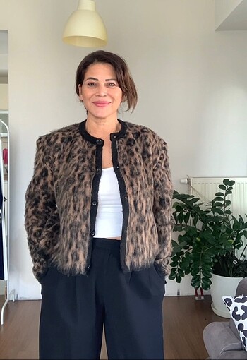 Leopar hırka