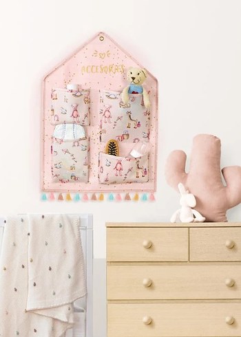 Nakışlı Turkuaz Çocuk Duvar Düzenleyici - Görsel 2