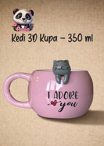 Renkli Sevimli Hayvan Figürlü Kupa - Görsel 5