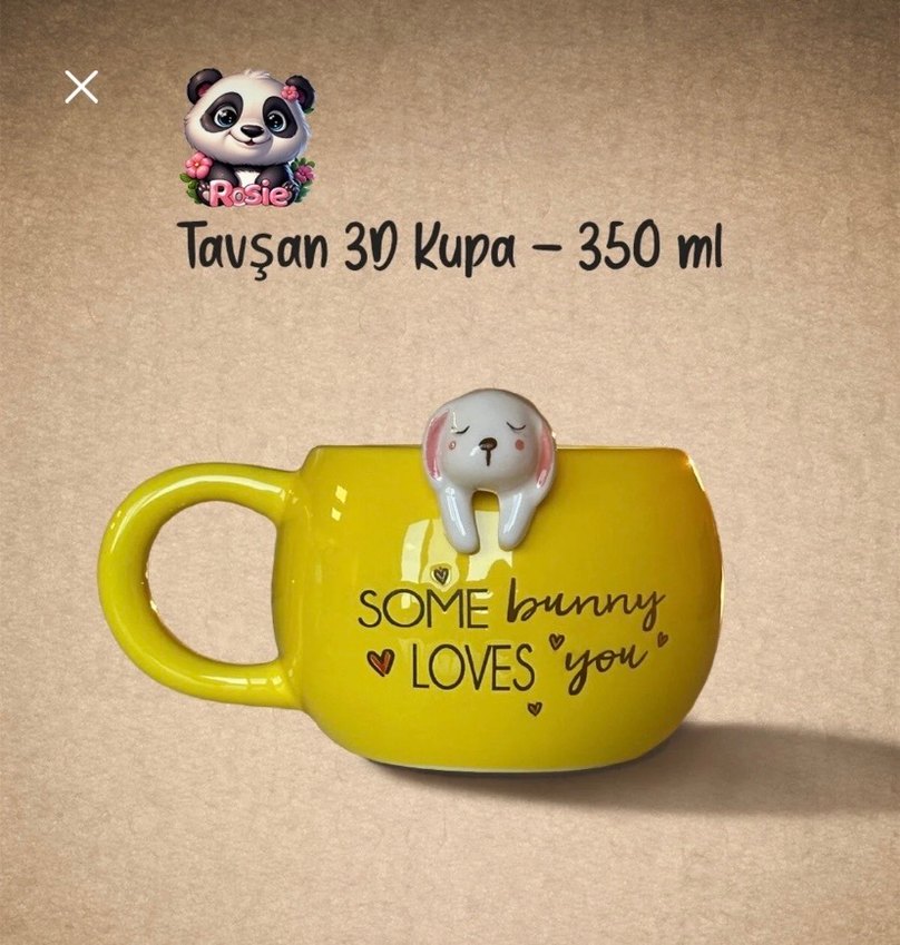 Renkli Sevimli Hayvan Figürlü Kupa - Görsel 4