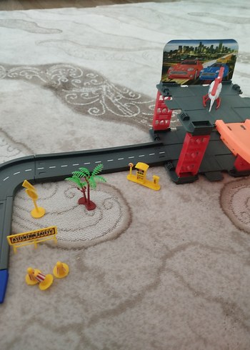 Renkli Çocuk Oyuncak Araba Oyun Seti - Görsel 5