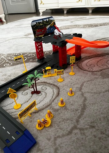 Renkli Çocuk Oyuncak Araba Oyun Seti - Görsel 2