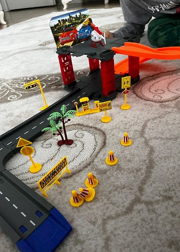 Renkli Çocuk Oyuncak Araba Oyun Seti - Görsel 3