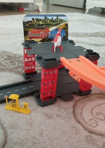 Renkli Çocuk Oyuncak Araba Oyun Seti - Görsel 6