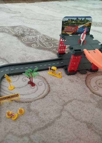 Renkli Çocuk Oyuncak Araba Oyun Seti - Görsel 4