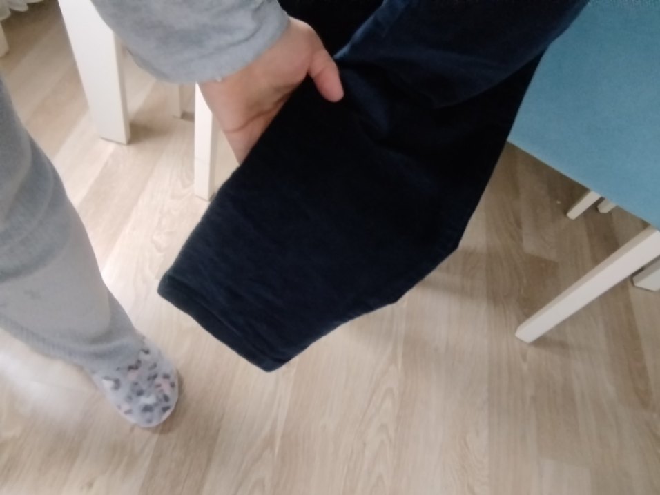 Kadın  kadife Kumaş Pantolon - Görsel 2