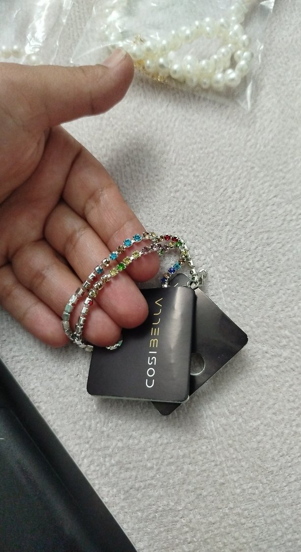 Renkli Payetli Kadın El Zinciri - Görsel 2