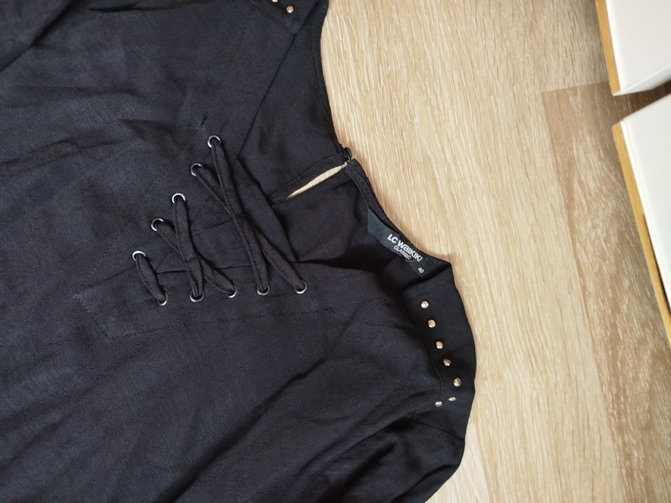 siyah etek bluz - Görsel 5