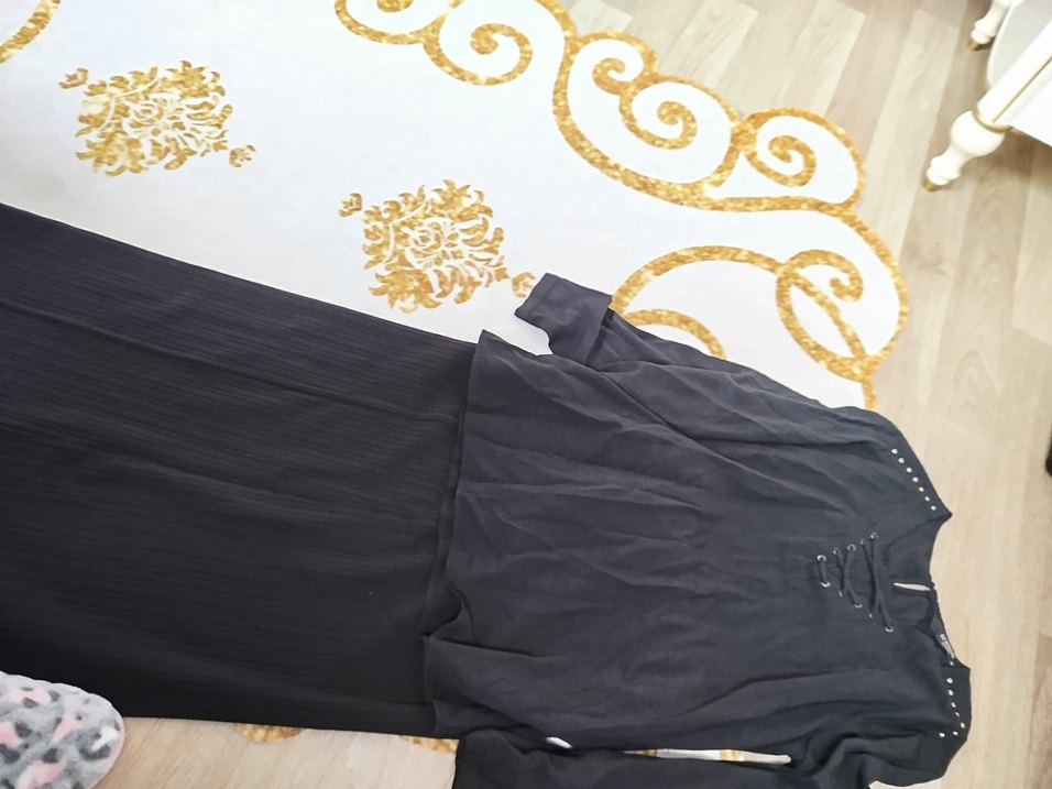 siyah etek bluz - Görsel 3