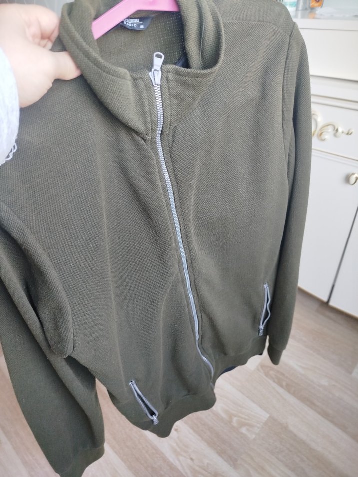 Fermuarlı Kahverengi Erkek Polar Sweatshirt - Görsel 4