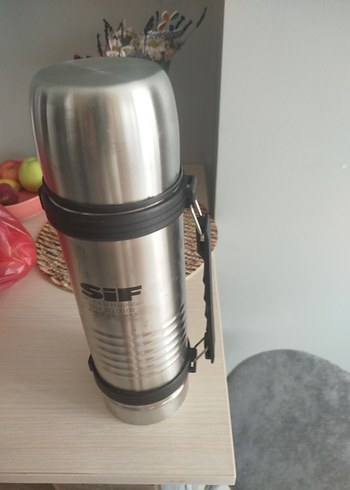 Beden gri Renk Gri Termos Şişesi