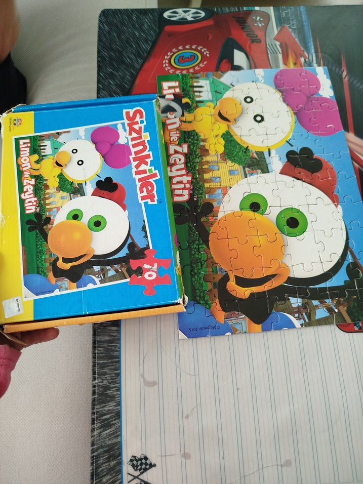 Renkli 70 Parça Çocuk Yapbozu - Sizinkiler - Görsel 2