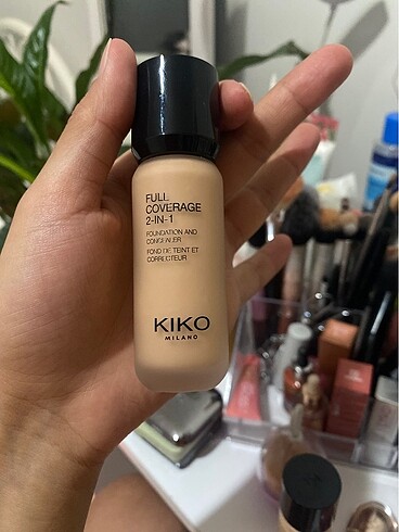 Beden KIKO Fondöten & Kapatici - Full Coverage 2-in-1 Foundation & Con
