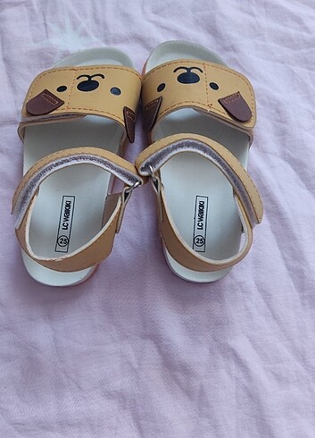 25 Beden camel Renk çocuk sandalet