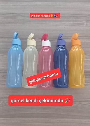 #tupperware eko şişe 750ml 