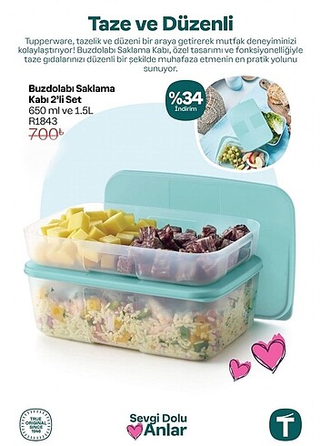 Tupperware #tupperware melek saklama kabı 2li #beğeni