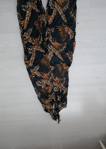 Kadın Kahverengi Bohem Uzun Tulum - Görsel 2