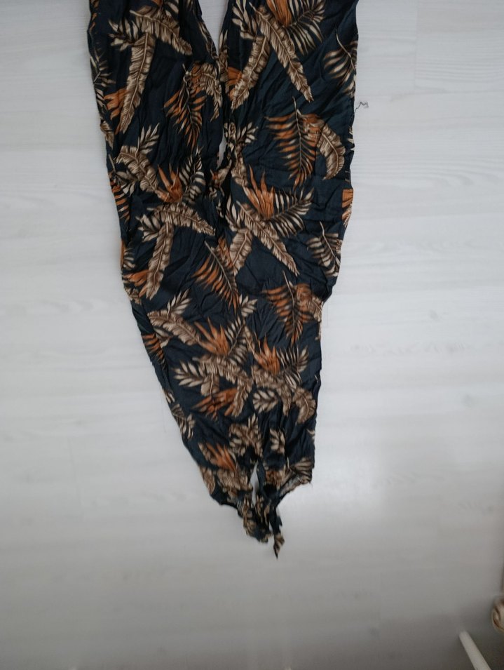 Kadın Kahverengi Bohem Uzun Tulum - Görsel 2