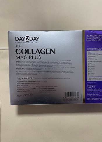 Day2Day Mag Plus Kollajen ve Vitamin Takviyesi - Görsel 2