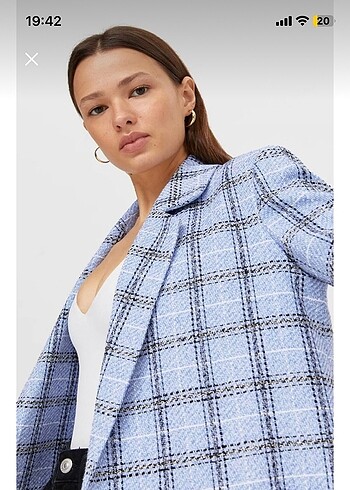l Beden Stradivarius etikeli blazer