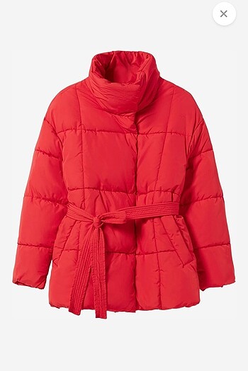 Bershka kırmızı mont
