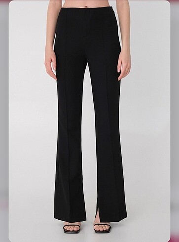 Zara Addax yanları yırtmaçlı kumaş pantolon