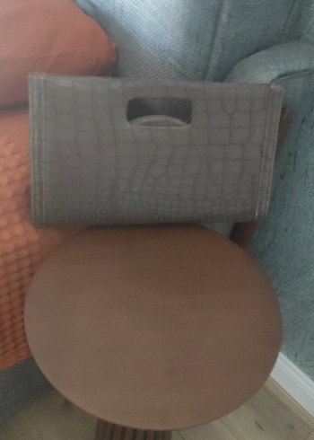 Beden Kahverengi Yılan Desenli Deri Kadın Portföy Çanta