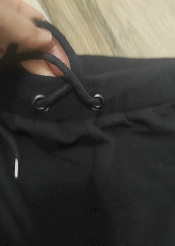 Siyah Fermuarlı Erkek Mini Eşofman Altı - Görsel 3