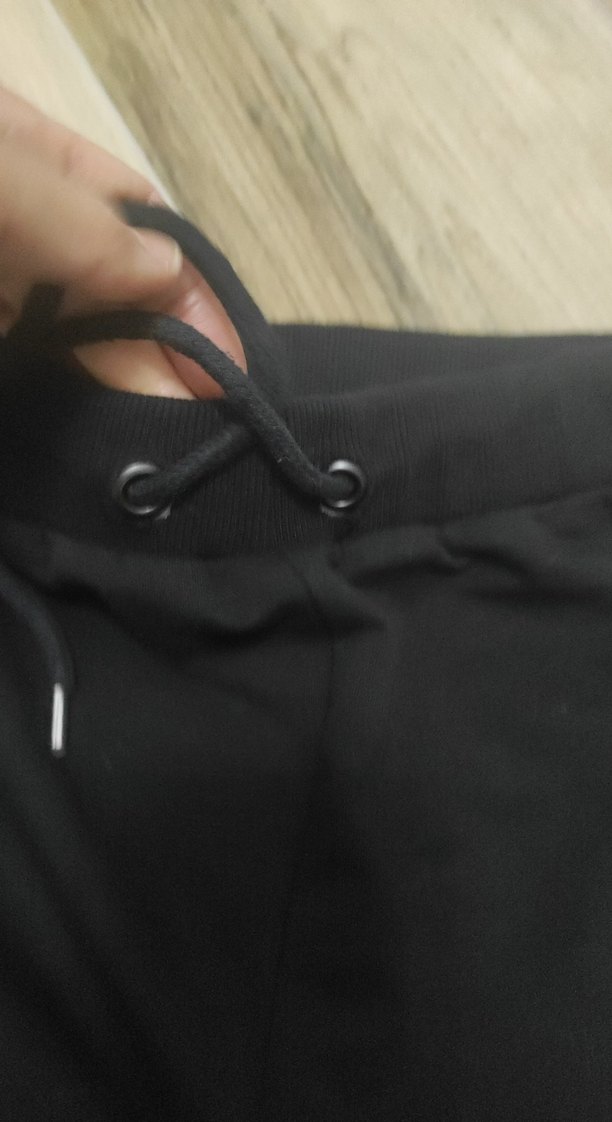 Siyah Fermuarlı Erkek Mini Eşofman Altı - Görsel 3