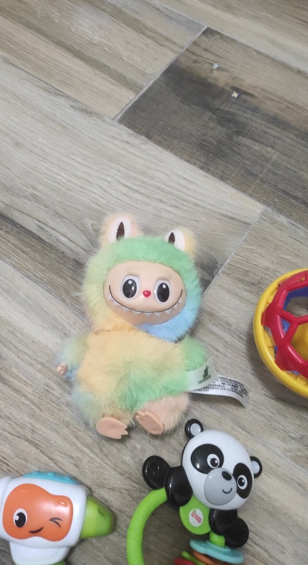 Renkli Diş Kaşıyıcı ve Çıngırak Seti - Görsel 2