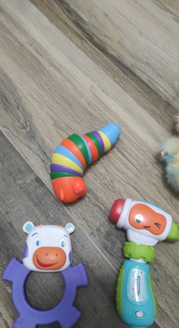 Renkli Diş Kaşıyıcı ve Çıngırak Seti - Görsel 5