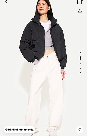 Bershka Siyah mont