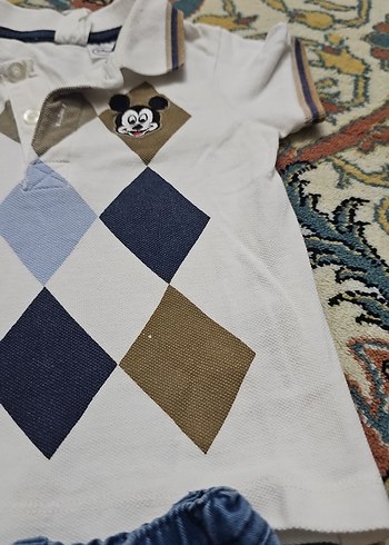 25.Erkek Bebek Kot Pantolonlu Takım - Görsel 3