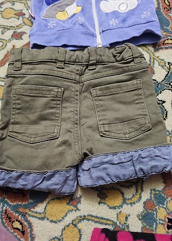 25.Gri Nakışlı Kapüşonlu Bebek Erkek Takım - Görsel 4