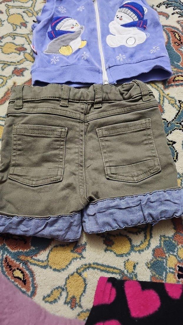 25.Gri Nakışlı Kapüşonlu Bebek Erkek Takım - Görsel 4