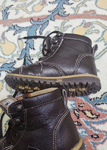 26.Erkek Çocuk Kahverengi Deri Tokalı Bot - Görsel 3