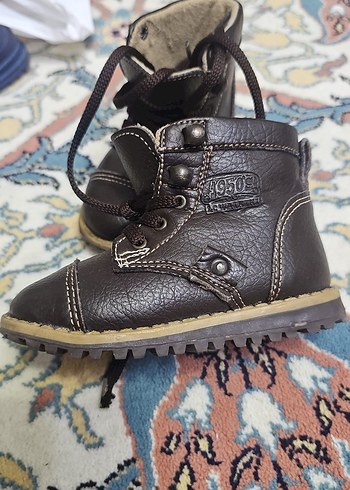 26.Erkek Çocuk Kahverengi Deri Tokalı Bot - Görsel 2
