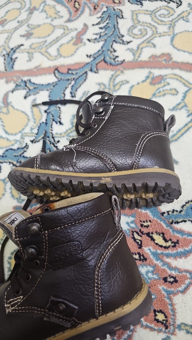 26.Erkek Çocuk Kahverengi Deri Tokalı Bot - Görsel 3