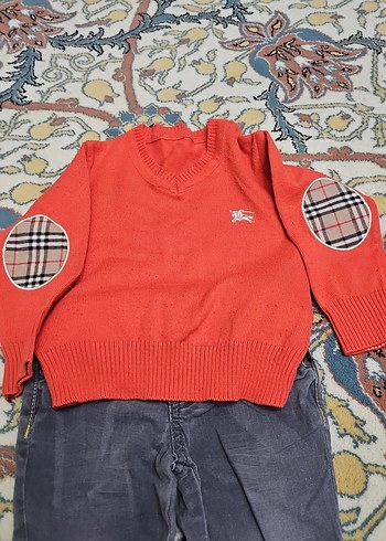 27.Gri Denim Erkek Bebek Takım, Uzun Kollu - Görsel 3