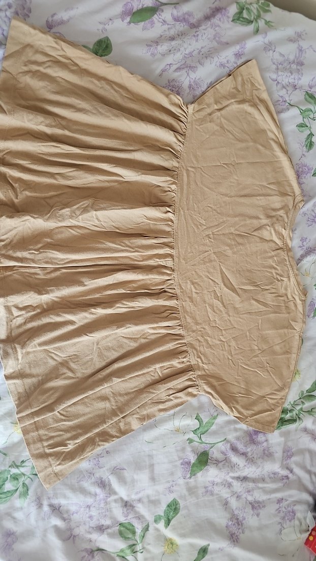 18.Bej Hamile Midi Etek - Görsel 3