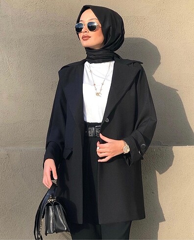 Zara Siyah blazer ceket