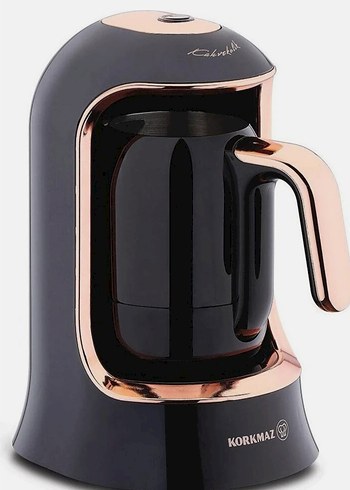 Korkmaz Siyah Kahve Makinesi 25x19 cm - Görsel 2