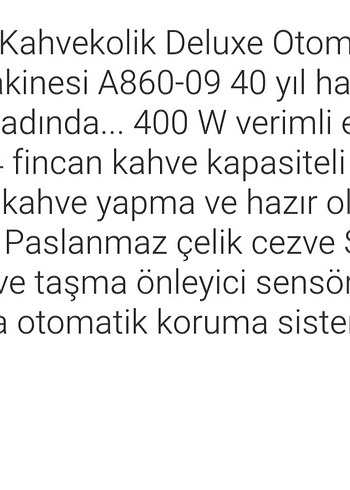 Korkmaz Siyah Kahve Makinesi 25x19 cm - Görsel 3