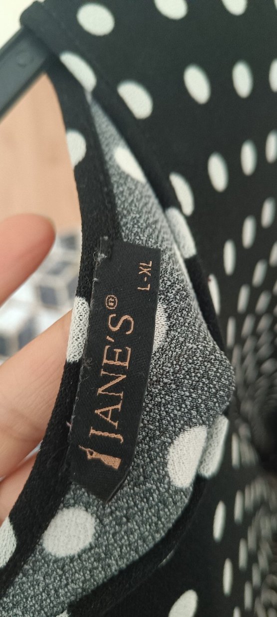 Siyah Puantiyeli Uzun Hamile Elbisesi - Görsel 5