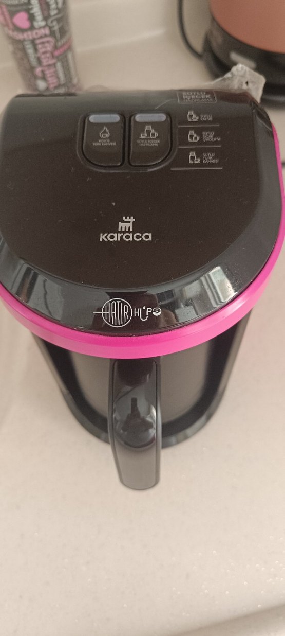 Koyu Pembe Renkli Kahve Makinesi - Görsel 2