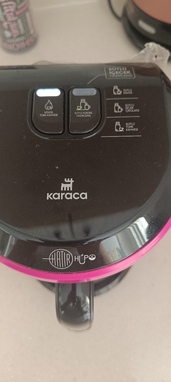 Koyu Pembe Renkli Kahve Makinesi - Görsel 3