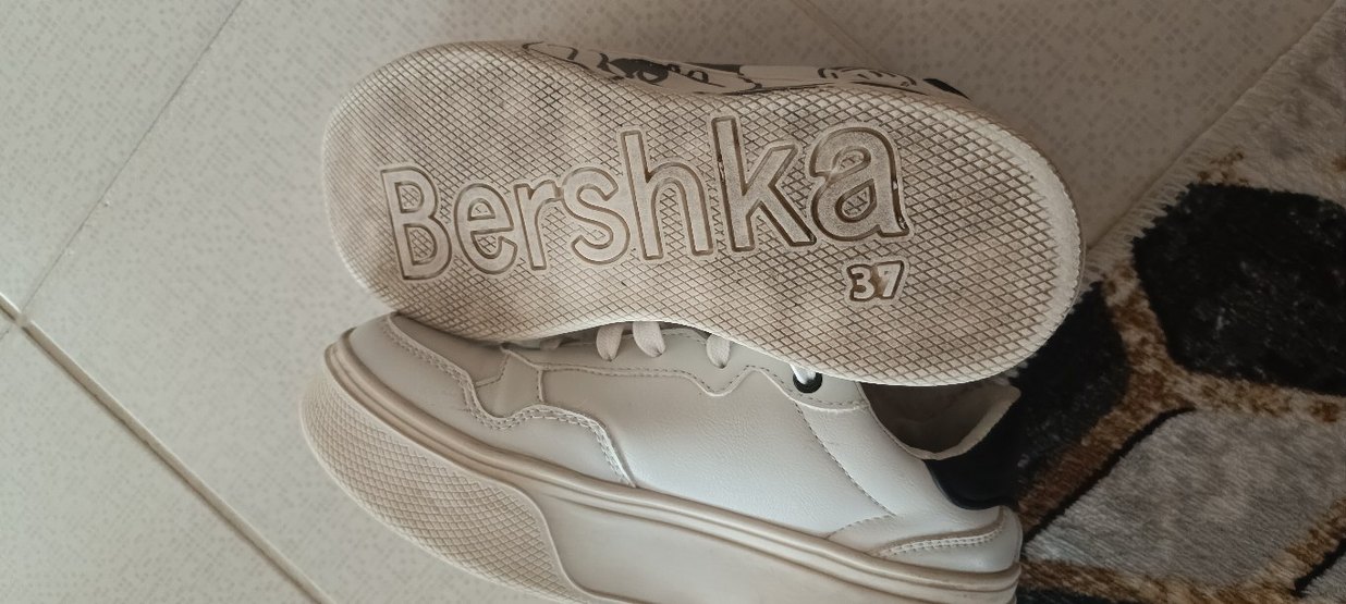 Beyaz Yılan Desenli Bağcıklı Stiletto Topuklu Spor Ayakkabı - Görsel 5