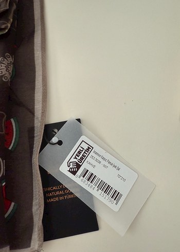 Çok Renkli Bohem Kadın Fular imanoor - Görsel 4