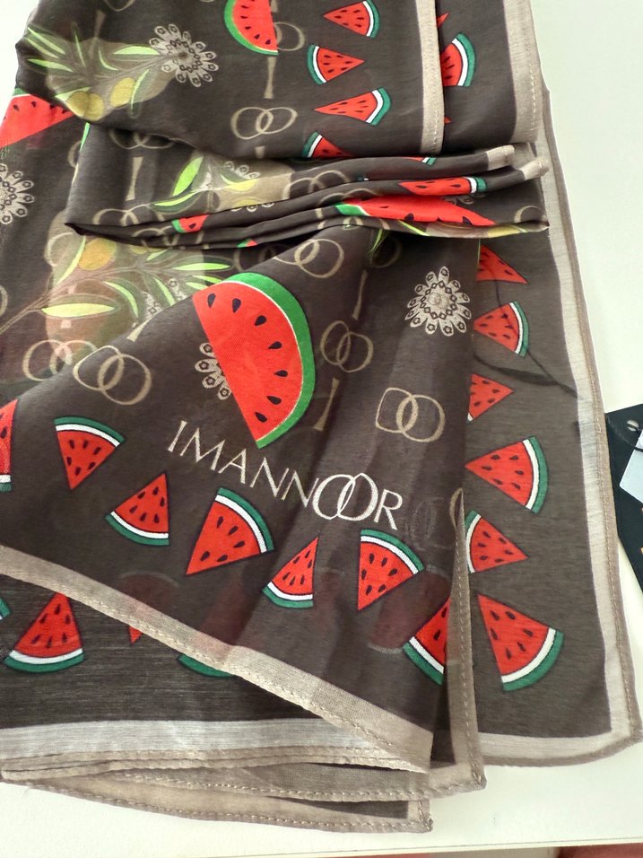 Çok Renkli Bohem Kadın Fular imanoor - Görsel 3