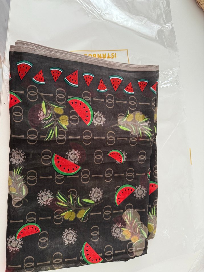 Çok Renkli Bohem Kadın Fular imanoor - Görsel 2